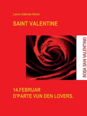cover image of SAINT VALENTINE.